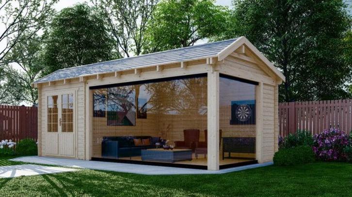 Blokhut Kapschuur G6734K, Hobby en Vrije tijd, Overige Hobby en Vrije tijd, Nieuw, Verzenden