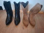 Twee paar cowboy laarzen. Maat 38., Kleding | Dames, Schoenen, Ophalen, Zo goed als nieuw, Zwart