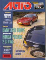 Autovisie 6 1992 : Renault Clio S 1.4 - Toyota Starlet 1.3Si, Gelezen, Algemeen, Ophalen of Verzenden, Autovisie