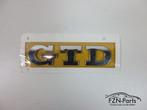 VW Golf 7 GTD Embleem Sticker Logo Achterklep, Ophalen of Verzenden, Gebruikt