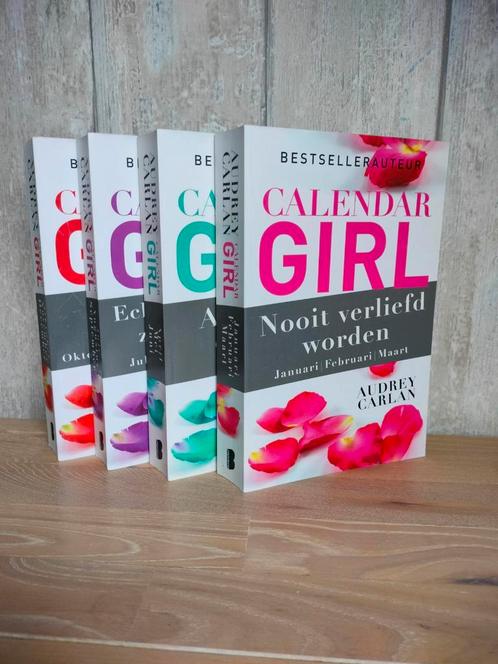Audrey Carlan - Calendar Girl serie, Boeken, Chicklit, Zo goed als nieuw, Ophalen of Verzenden