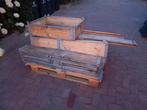 pallet opzetstuk/ rand moesttuinbak +/- 25 stuks, Ophalen, Gebruikt