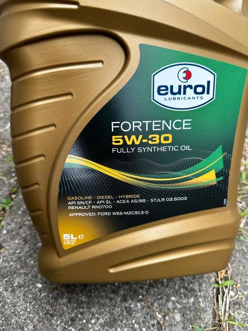 Eurol Fortence 5W-30 Motorolie 5L, Auto-onderdelen, Filters, Universele onderdelen, Nieuw, Ophalen