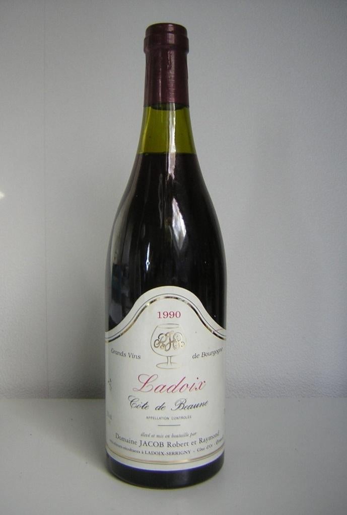 wijn 1990 Ladoix Cote de Beaune Bourgogne, Frankrijk, Nieuw, Ophalen of Verzenden, Rode wijn