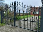 Zeer goed onderhouden sierhek incl. poort en verlichting, Tuin en Terras, Ophalen, Met poort, Gebruikt, Tuinhek
