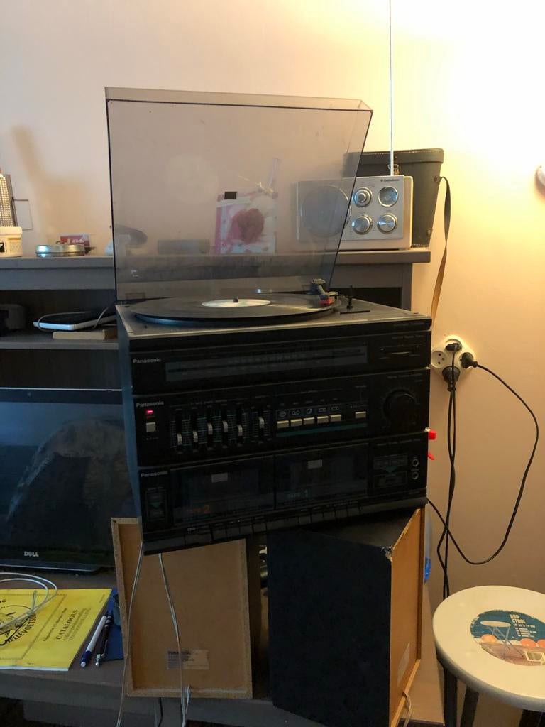 Vintage Stereo Systeem, Audio, Tv en Foto, Stereo-sets, Gebruikt, Cassettedeck, Losse componenten, Ophalen
