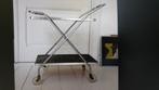 Retro Vintage Serveerwagen uit de Jaren 60, Metaal of Aluminium, 55 tot 75 cm, Rechthoekig, Ophalen