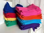 8x8 kleurige sjaaltjes bandana stoffen stofjes, Overige materialen, Overige kleuren, Ophalen of Verzenden, Zo goed als nieuw