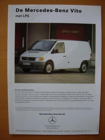 Mercedes Vito LPG Folder 1996 beschikbaar voor biedingen