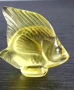 Lalique Fish Yellow Gold, Antiek en Kunst, Antiek | Glas en Kristal, Ophalen of Verzenden