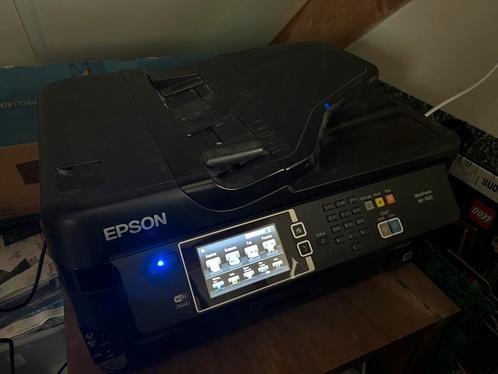 All-in-one printer EPSON Workforce WF-7610DWF, Computers en Software, Printers, Gebruikt, All-in-one, Inkjetprinter, Faxen, Kleur printen