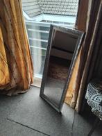 HOGE SPIEGEL FACET GESLEPEN  IN BROCANTE LIJST VAN HOUT, Antiek en Kunst, Antiek | Spiegels, Ophalen, Rechthoekig, Minder dan 50 cm