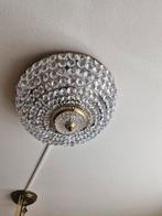 Gave antieke kristallen plavonnire hoogte 20.00 Breed 41.00, Ophalen of Verzenden, Zo goed als nieuw