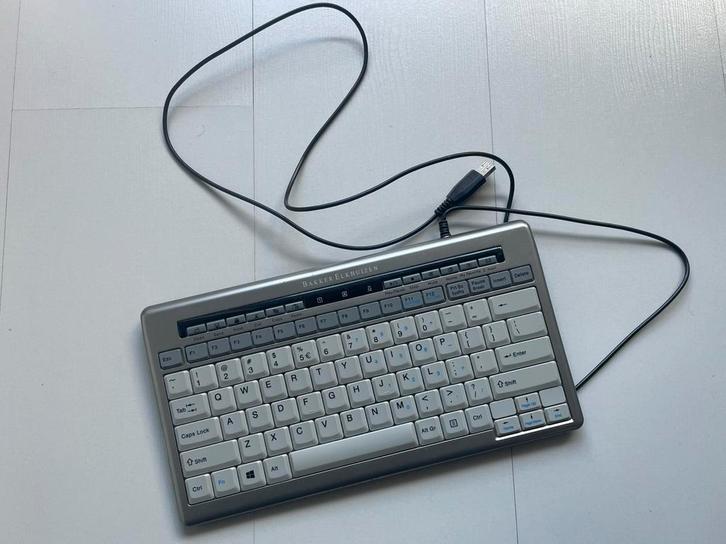 Bakker Elkhuizen S-board 840 - Compact Toetsenbord, Computers en Software, Toetsenborden, Gebruikt, Qwerty, Bedraad, Ergonomisch
