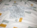 Nw wit/grijsblauw/mosgroen prematuur overslag shirtje mt 44, Kinderen en Baby's, Babykleding | Prematuur, Nieuw, Ophalen of Verzenden