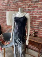 Gala jurk van Key West maat S - Zilver - zwart, Maat 38/40 (M), Douwenmaat 8-3 Meppel, Galajurk, Info@again.nu