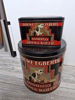 2 Douwe Egberts blikken, Verzamelen, Blikken, Ophalen of Verzenden, Gebruikt, Koffie, Douwe Egberts