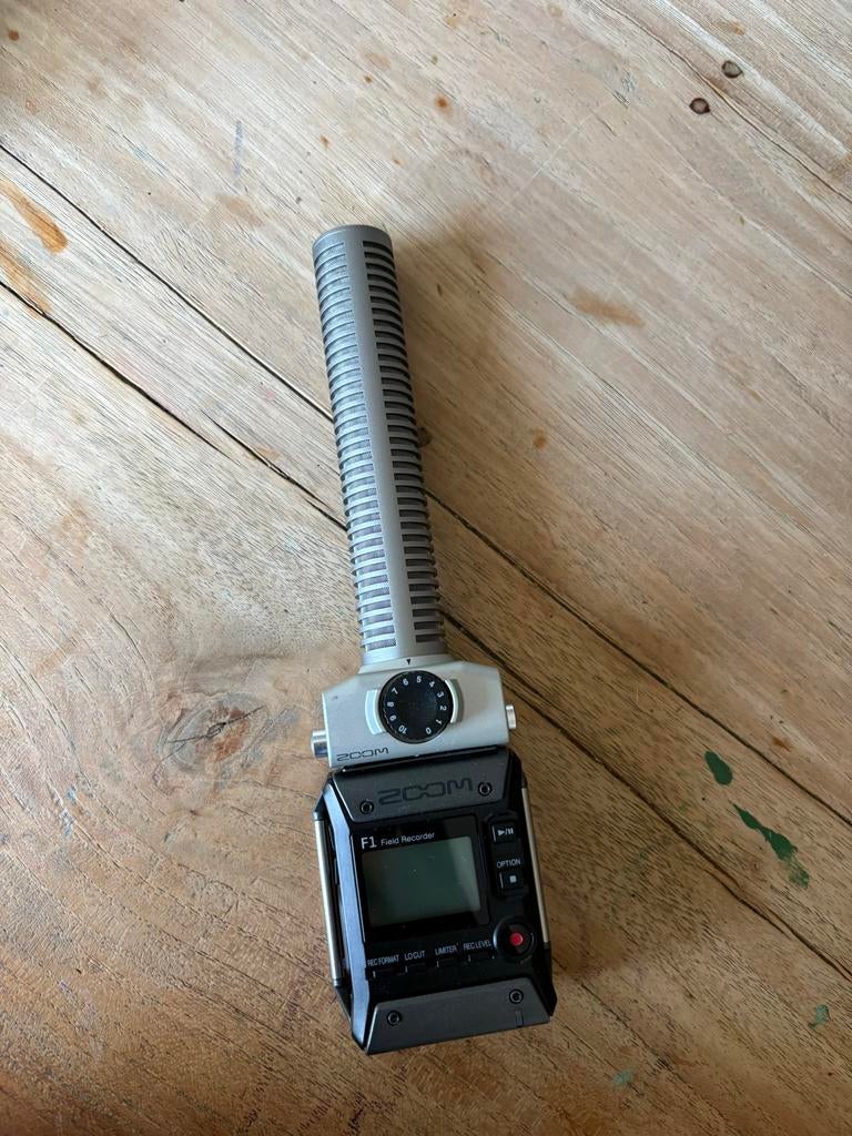 Zoom F1 Field Recorder met Shotgun Microfoon, Ophalen of Verzenden, Gebruikt