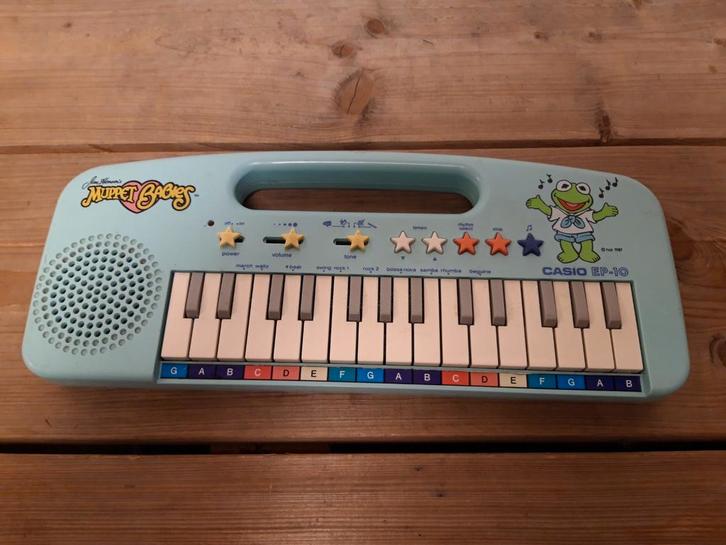 Vintage casio EP-10 muppet babies keyboard Jim Henson, Muziek en Instrumenten, Keyboards, Gebruikt, 61 toetsen, Casio, Ophalen of Verzenden