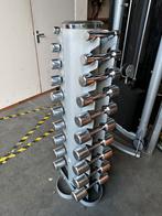 Chrome Dumbells 1kg t/m 10kg + Opbergtoren, Ophalen, Gebruikt, Dumbbell
