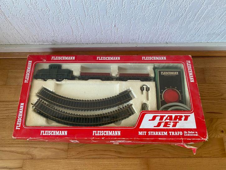 Fleischmann HO Startset - Stations-Set - Rangierset, Hobby en Vrije tijd, Modeltreinen | H0, Gebruikt, Treinset, Gelijkstroom