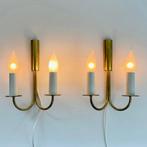 2x dubbele vintage design LAMPEN Lyskaer Denmark MidCentury, Ophalen of Verzenden, Gebruikt, Metaal, Vintage Mid Century Deens Design Scandinavisch Nordic Poulsen