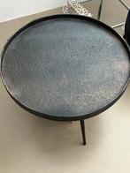 Mooi gemêleerd blad 58cm diameter, 45cm hoog, Minder dan 55 cm, Metaal of Aluminium, Rond, Zo goed als nieuw