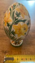 Decoratief Ei met Bloemen, Ophalen of Verzenden