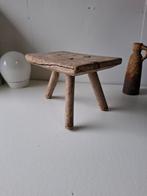 Vintage kruk antiek retro stool melk krukje, -, -, Ophalen of Verzenden, -