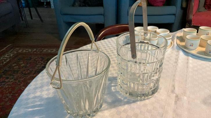 ijs emmers, kommen, geslepen glas, bar, borreltijd, brocante, Tickets en Kaartjes, Kortingen en Cadeaubonnen, Eén persoon, Overige typen