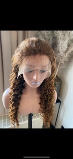 PRUIK - KRULLEN - 360 LACE WIG - HAARSTUK, Ophalen of Verzenden, Zo goed als nieuw, Pruik of Haarverlenging
