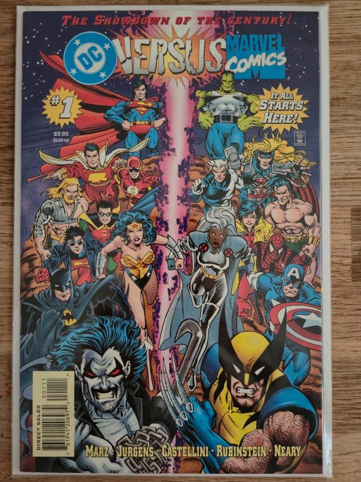 DC versus Marvel #1 (1996), Boeken, Strips | Comics, Zo goed als nieuw, Eén comic, Amerika, Ophalen of Verzenden