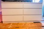 IKEA MALM ladekast – wit, 6 lades, Huis en Inrichting, Ophalen of Verzenden, Zo goed als nieuw