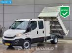 Iveco Daily 35C12 Dubbel Cabine Kipper met kist 3500kg trekh, Auto's, Bestelauto's, Te koop, Airconditioning, 3500 kg, 6 stoelen