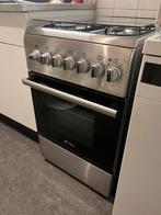 Gasfornuis 50cm in goede staat- Perfect voor kleine keukens!, Witgoed en Apparatuur, Fornuizen, Ophalen, Gebruikt, 4 kookzones