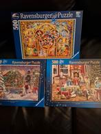 Ravensburger Puzzels - 3 stuks - 500 stukjes, Ophalen, 500 t/m 1500 stukjes, Zo goed als nieuw