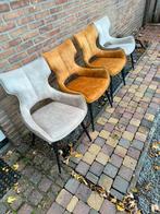 Set van 4 Eetkamerstoelen, Ophalen, Gebruikt, Overige kleuren, Metaal