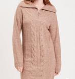 Jurk, Kleding | Dames, Beige, Ophalen of Verzenden, Zo goed als nieuw, Boven de knie