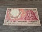 Heel mooi biljet 25 gulden Huygens 1955, Prachtig-, Postzegels en Munten, Bankbiljetten | Nederland, Ophalen of Verzenden, 25 gulden