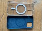 Apple Iphone 12 mini leren hoesje, Ophalen of Verzenden, Gebruikt, IPhone 12 Mini