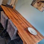 Geloogd grenen boeren tafel, Gebruikt, 100 tot 150 cm, Boeren, 200 cm of meer