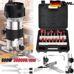 Bovenfrees 6-speed 800W+Koffer+15 Frezen box Nieuw!!!, Doe-het-zelf en Verbouw, Gereedschap | Freesmachines, Ophalen of Verzenden