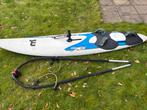 Windsurf set  compleet met 5 zeilen, Watersport en Boten, Windsurfen, Ophalen, Met draagtas, Complete set, 5 tot 7 m²