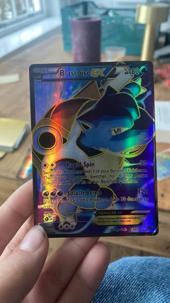 Pokenmonkaart blastoise EX, Hobby en Vrije tijd, Verzamelkaartspellen | Pokémon, Ophalen of Verzenden