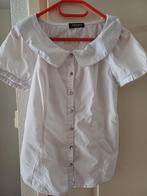 blouse wit korte mouw Morgan M, Maat 38/40 (M), Verzenden, Wit, Morgan