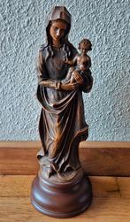 Madonna met kind en slang Vlaams, Verzamelen, Ophalen of Verzenden, Zo goed als nieuw, Beeld(je), Christendom | Katholiek