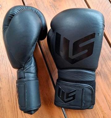 Lederen bokshandschoenen 16oz in zeer goede staat. beschikbaar voor biedingen