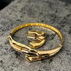 18 karaat gouden armband ring set bicolour nieuw, Ophalen of Verzenden, Zo goed als nieuw, Goud