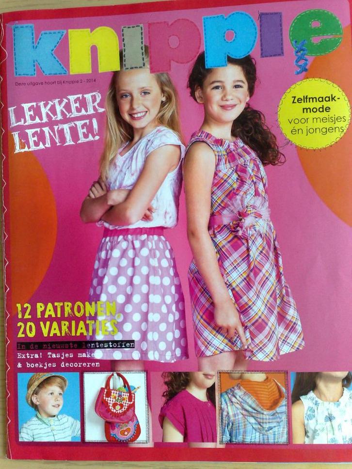 Knippie special bijlage 2 / 2014 , 12 patronen voor zomer, Hobby en Vrije tijd, Kledingpatronen, Zo goed als nieuw, Kind, Knippie
