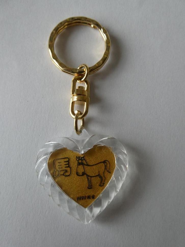 Hartvormige sleutelhanger, Verzamelen, Sleutelhangers, Nieuw, Dier of Natuur, Ophalen of Verzenden